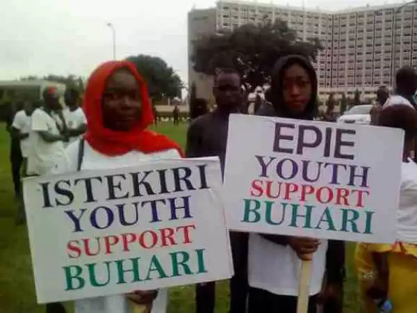 Niger Delta Youths Supporting Buhari Are Not From Niger Delta? (Photo)
